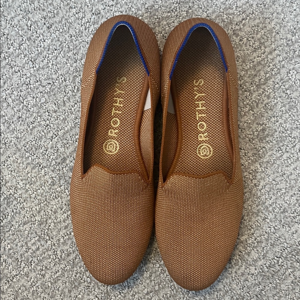 Rothy's Tan Loafers sz 9